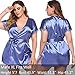 Avidlove Women Lingerie Robe Satin Lace Trim Sexy Kimono Robes with Inside Ties