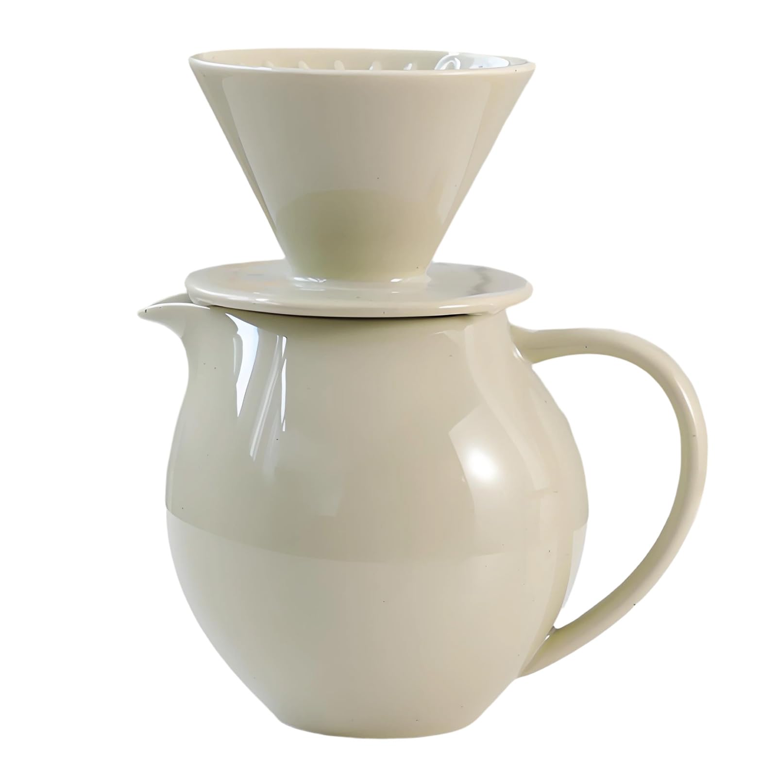 ZEPFJHE Brewer with Large Carafe and Dripper for Hot Cold Brewing Coffee Brewing Set