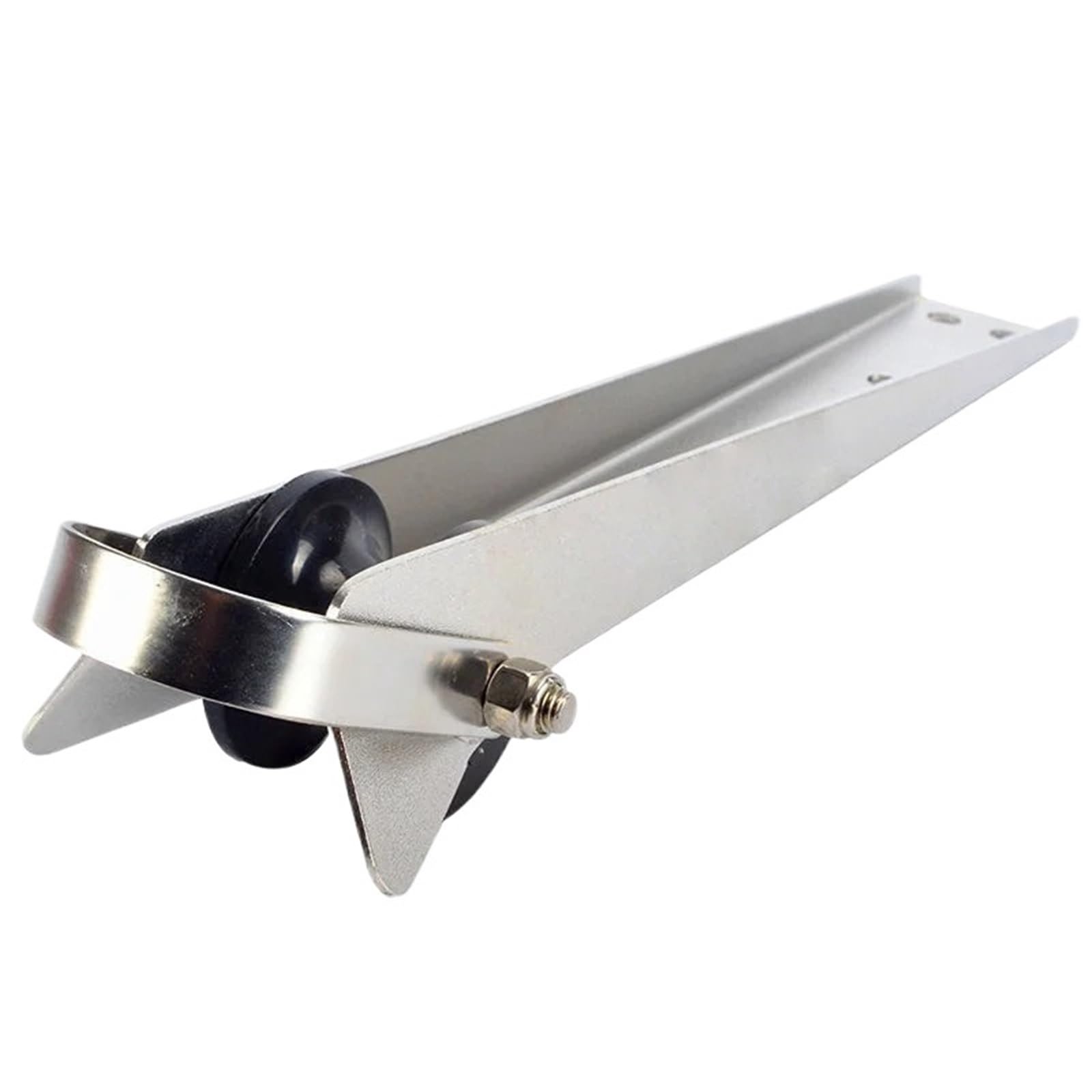 Rullo di Ancoraggio for Barche in Acciaio Inossidabile da 390 mm, Auto-alaggio, Rullo di Prua for impieghi gravosi da 15-1/4"