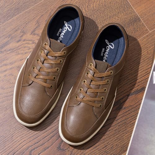 Image of Jousen Men's Fashion Sneakers Classic Retro Casual Shoes for Men Breathable Business Dress Sneaker