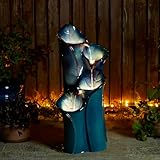 Glitzhome Turquoise Lotus