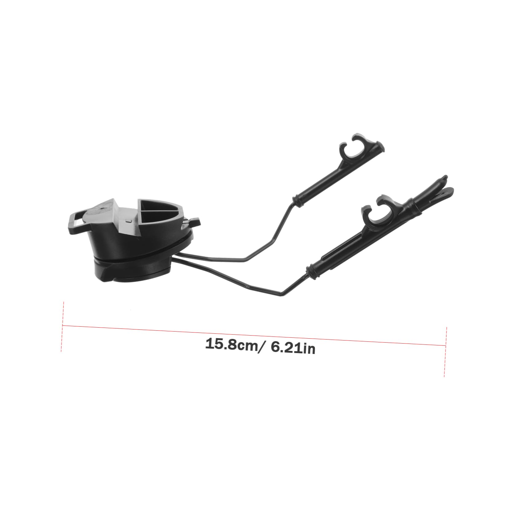 VANZACK Adjustable Helmet Rail Headphone Stand Noise Reduction Rack Ideal for Outdoor Sports and Gaming