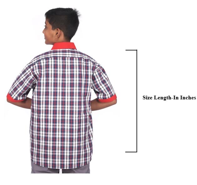 Image of D V Boys Cotton Regular Fit Uniform Shirt