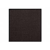 Floori® Sisal Kratzteppich | Naturfaser: nachhaltig und umweltfreundlich | Kratzmatte für die Krallenpflege Ihrer Katze | Schwarz, 50x50cm