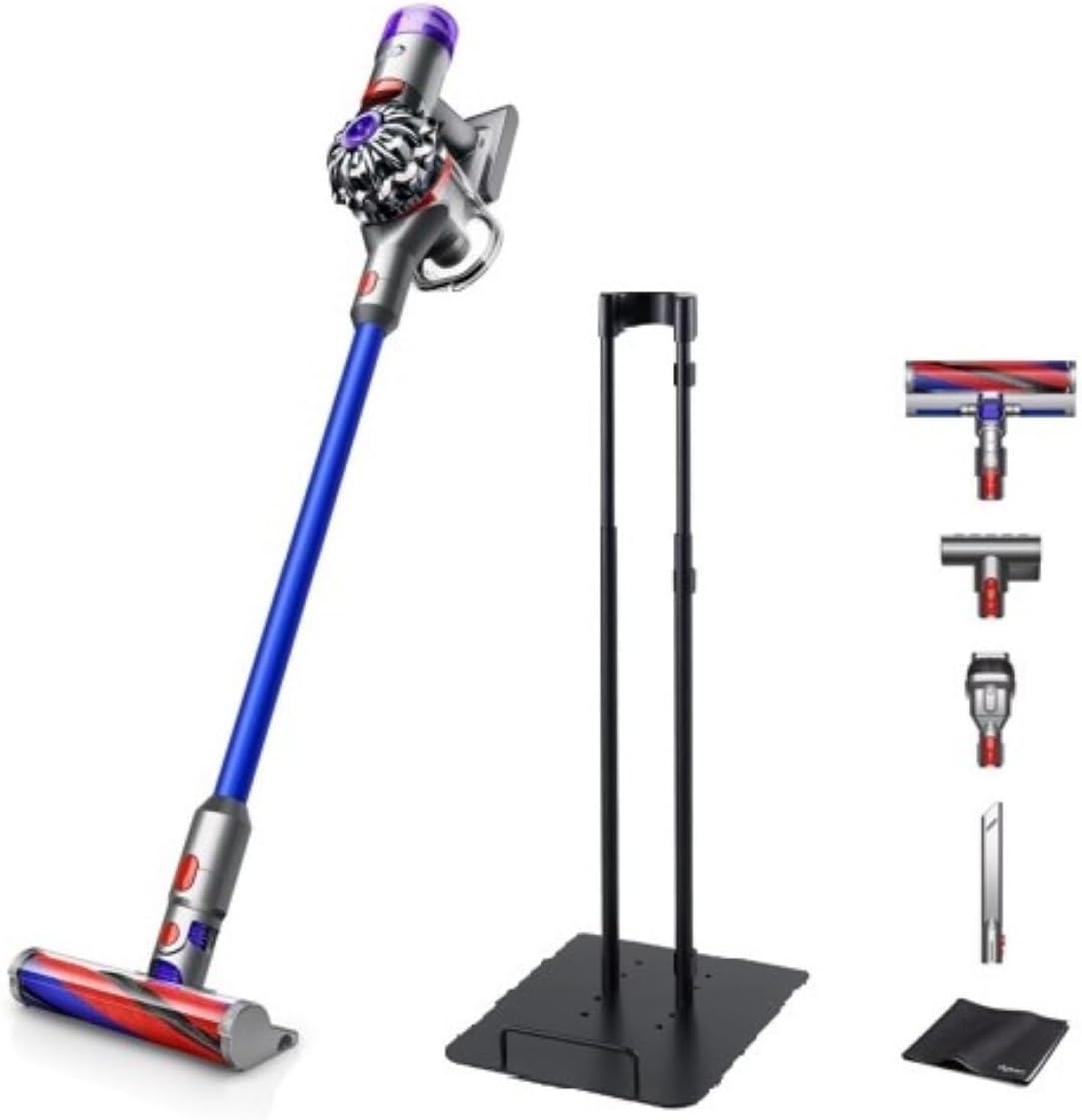 Dyson(ダイソン) 掃除機 コードレス Dyson V8 Slim Fluffy Extra スティック ハンディクリーナー サイクロン (SV10K EXT BU AM)【Amazon.co.jp限定】【より小さく。より軽く。性能はそのままに。】 + ベルカ(Belca) 立て掛けタイプ 掃除機スタンド コードホルダー付き Amazonで販売中 Dyson(ダイソン) 掃除機 コードレス Dyson V8 Slim Fluffy Extra スティック ハンディクリーナー サイクロン (SV10K EXT BU AM)【Amazon.co.jp限定】【より小さく。より軽く。性能はそのままに。】 + ベルカ(Belca) 立て掛けタイプ 掃除機スタンド コードホルダー付き Amazonで販売中