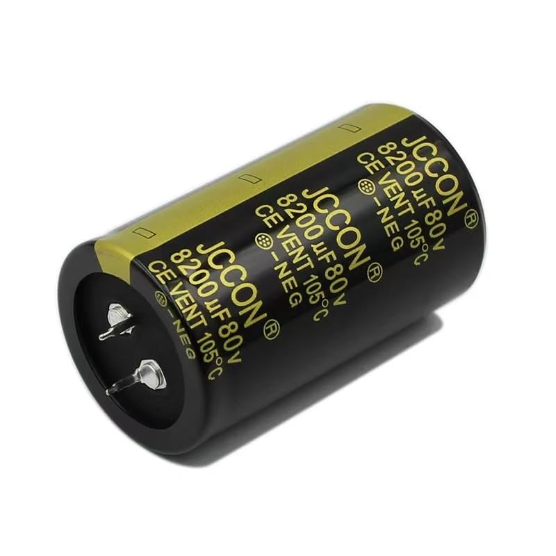 2 electrolytic capacitors 80V 8200UF Volume 35X60MM2 pin Welded snap in Terminal 80V 8200 uF