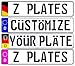 Custom German License Plate (Custom Plate)