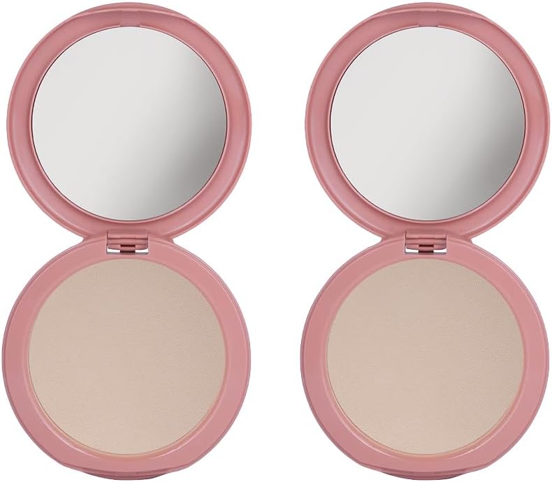 Dazller Classique Compact Powder, 9g - (Pack of 2), 8013 Biscotti, Velvety Natural Finish, Oil-Control, Sebum Absorption Formula, No-makeup look, Emollient-rich