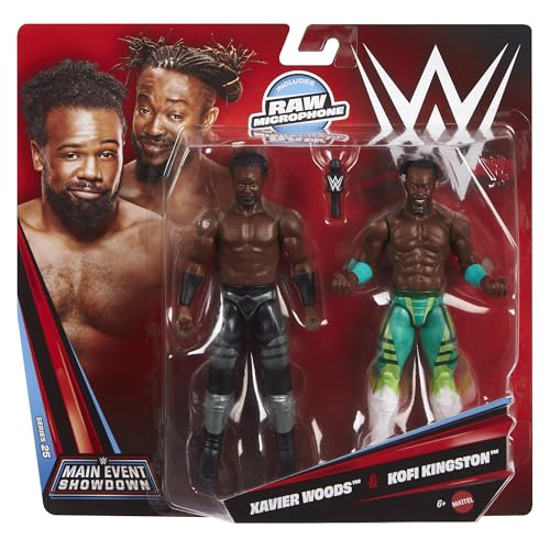 WWE Main Event Showdown Xavier Woods & Kofi Kingston 2 Pack - vue 2
