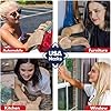 USANOOKS Microfiber Cleaning Cloth - Beige - 100Pcs (12.5x12.5 inch) High Performance - 1200 Washes, Ultra Absorbent Car Towel Traps Grime & Liquid for Streak-Free Mirror Shine - car Washing Cloth #4