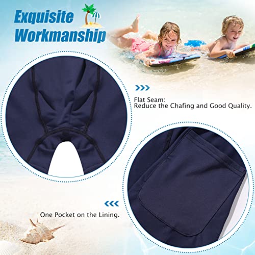 Meriabny Boys Swim Trunks Size 8 Red White Navy American Flag Swim Shorts Kids Quick Dry Swimsuit With Compression Liner For Swimming #TOP3