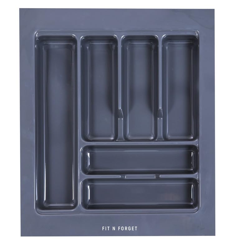 Image of Heavy PVC Cutlery Tray Organizer, Stylish Cutlery Tray for Kitchen Basket (17x18.5 Inch)