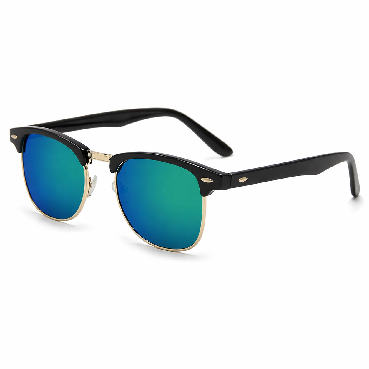 ASVP Shop Designer Sunglasses Men Women Horn Rimmed Classic Retro Vintage Style Sunglasses Full UV400 Protection