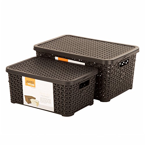 Jaypee plus Keep All with Cover Big & Small, Black (Pack of 2) - Image 7 thumbnail