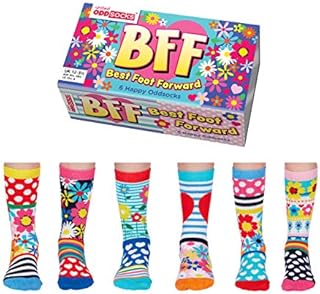 BFF (Best Foot Forward) - United Oddsocks - 6 Oddsocks for Kids UK 12-5½ EUR 30½-38½