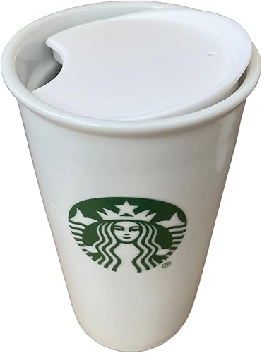 Miniatura 3 de MIE Tapa de repuesto para taza de café y taza de té  Competible con taza de viaje de cerámica Starbucks de 10 onzas, 12 onzas, 16 onzas, tapa de
