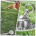 Milisten 1 Set Rotating Heavy Dog Stake Stainless Steel Dog Tie Swivel for Camping Backyard Use
