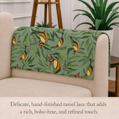 Image of STITCHNEST 'Eden Weaves Collection Series' Sofa Armrest Cover | Elegant Woven Fabric, Washable & Durable for Modern Living (18 x 22 Inches)