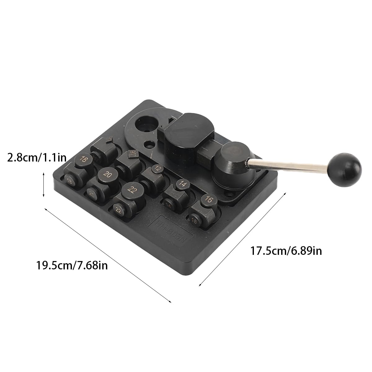 Lfhelper Ringbiegewerkzeug, Manuell Ringbieger für 12/14/16/18/20/22mm | Multifunktionales Schmuck Ring Ohrring Biegemaschine, für DIY Schmuckherstellung Jewelry Reparatur
