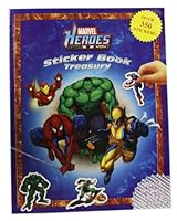 Marvel Heroes Sticker Book Treasury B008GMYB0E Book Cover