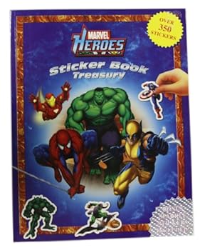 Paperback Marvel Heroes Sticker Book Treasury (Marvel Heroes) Book