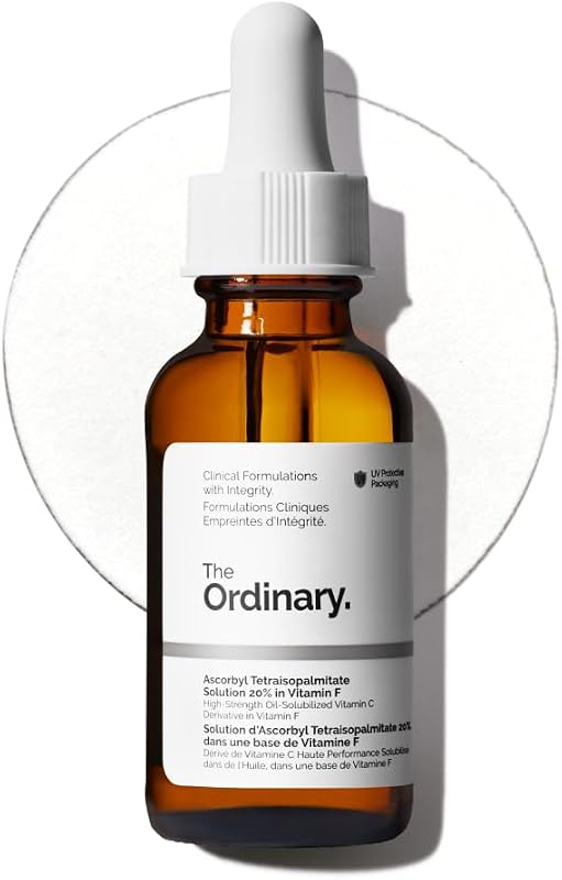 The Ordinary Ascorbyl Tetraisopalmitate Solution 20% in Vitamin F, sérum facial em óleo, 30 mL