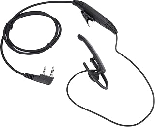 Fone de ouvido com fone de ouvido para Baofeng de perfil baixo de 2 pinos Fone de ouvido com fone de ouvido Shopping Mall Delegacia de polícia para restaurante do clube