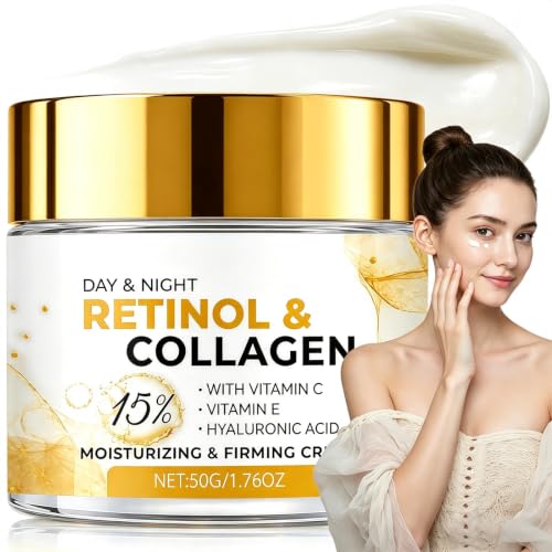 Image of Retinol Cream For Face Anti Aging, Smoothing Moisturizer for Skin, 50g