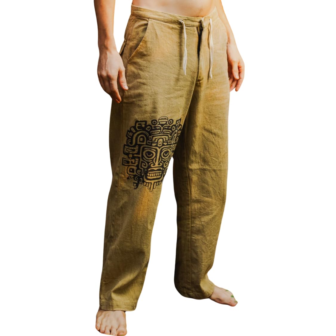CRYSTALHEAL Mayan Print Long Pants – Boho Style Cotton Trousers for Men & Women – Comfortable, Lightweight & Casual Everyd... - Review, Price and Buying Guide