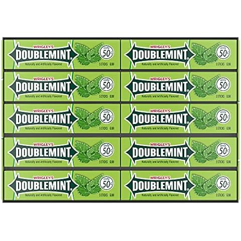 WRIGLEY'S DOUBLEMINT Chewing Gum Bulk Pack, 5 Stick (Pack of 40) Cover