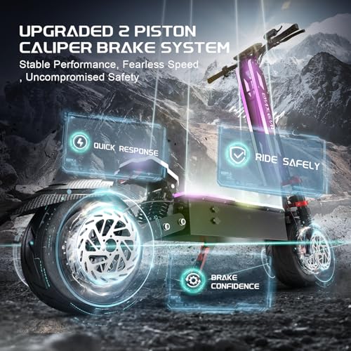Electric Scooter Adults, 5600W/7000w Dual Motors with 60/70