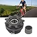 MUNEFE Single Speed Bike Freewheel, Steel Bike Road Freewheel, Single Speed Folding Flywheel for Improved Smoothness and Overall Performance