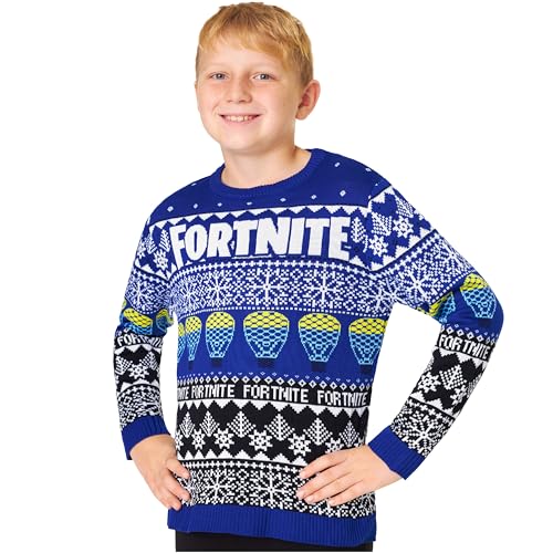 Idée cadeau Fortnite pull de Noël enfant ado idéal pour le réveillon