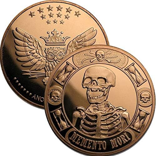 1 oz .999 Pure Copper Round/Challenge Coin (The Last Laugh (Memento Mori))