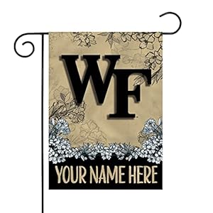 Rico Industries NCAA Wake Forest Demon Deacons Personalized Garden Flag
