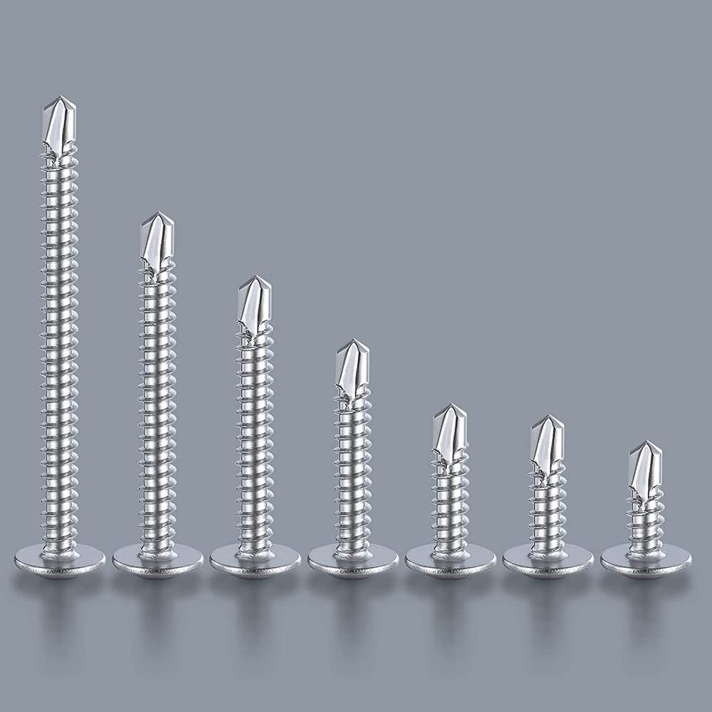 FarDeer M4.2 Wood Screws,Flat Head Screws for Wood Zinc Galvanized - Image 4