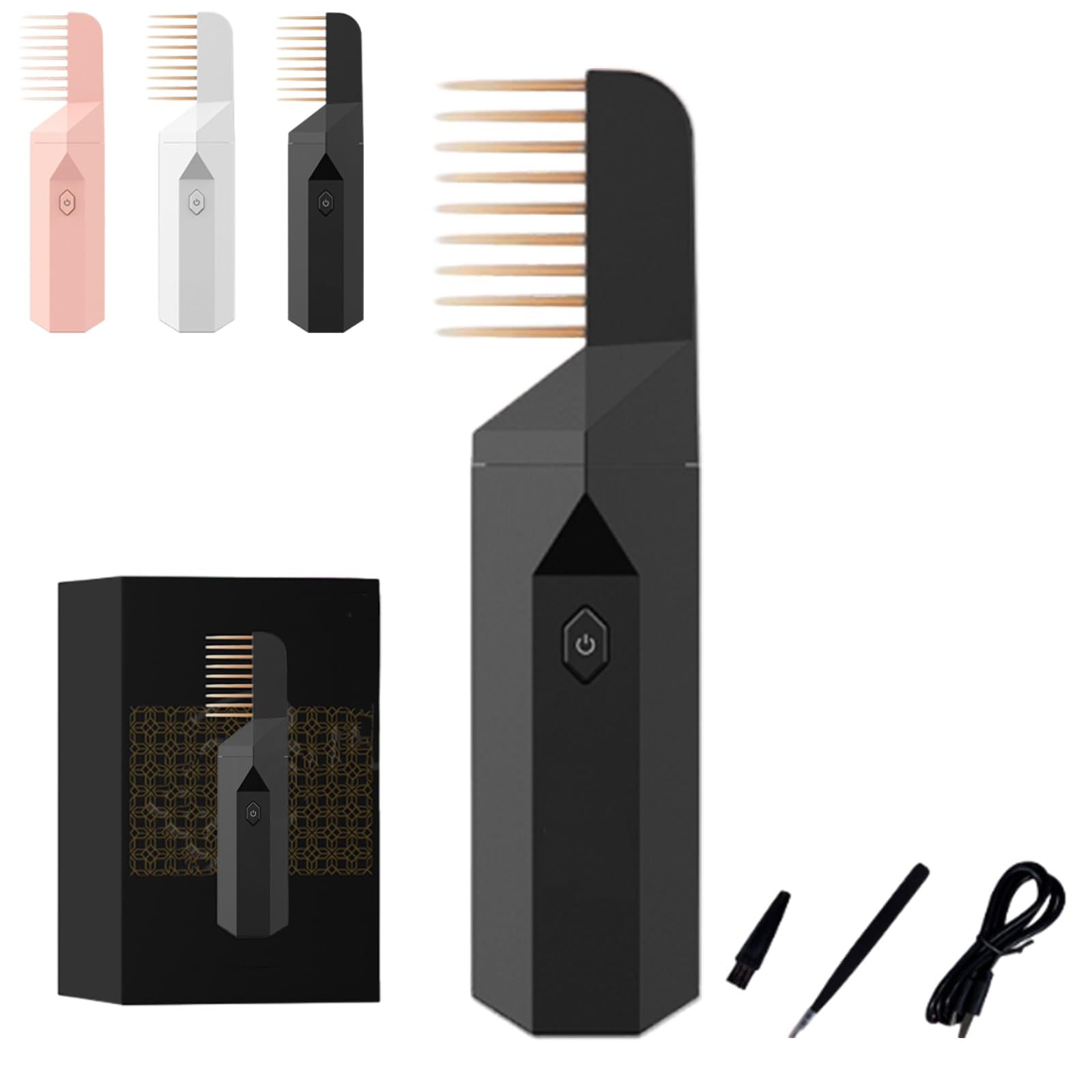 Bruciatore di Incenso a Pettine, Bruciatore di Bakhoor per Capelli, Diffusore di Bakhoor per Capelli, Bruciatore di Incenso per Capelli, Pettine Elettrico per Capelli, Bruciatore Elettrico di Incenso