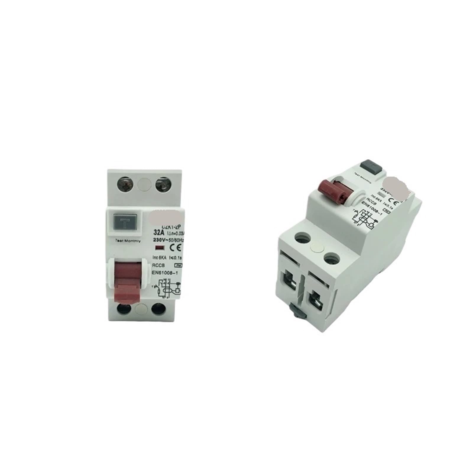 Wyłącznik różnicowoprądowy RCD RCCB, typ B, Evse 2P 4P AC 40a 63a 120a 30ma EKL6-100B 10KA Rail Din 220V (2P, 40A)
