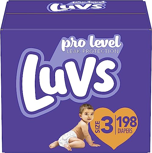 Image of Luvs Diapers Size 3, 198 Count - Disposable Diapers