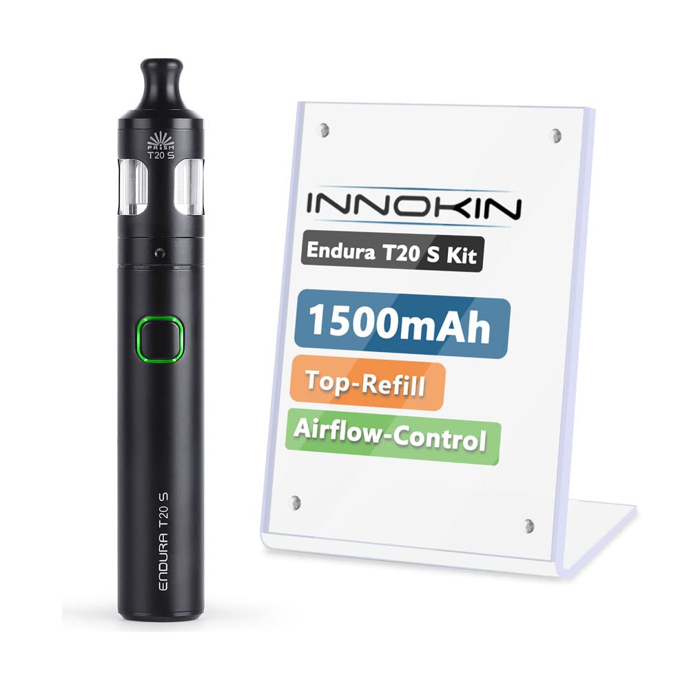 vape endura t20 s prism tank E Cigarette Vape Pen Starter Kit, Innokin Endura T20S Vape Pens, 1500mAh  E-Cig Vape Kits with Top-Refill 2ml Prism T20S MTL Tank, Using Prism-S  Coil, AMZ Edition No Nicotine