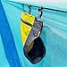 Amagogo Hammock Organizer Bag Dangling Pouch, Portable Hammock Storage Bag Storage Container for Camping Climbing Hiking Outdoor Sports, Yellow
