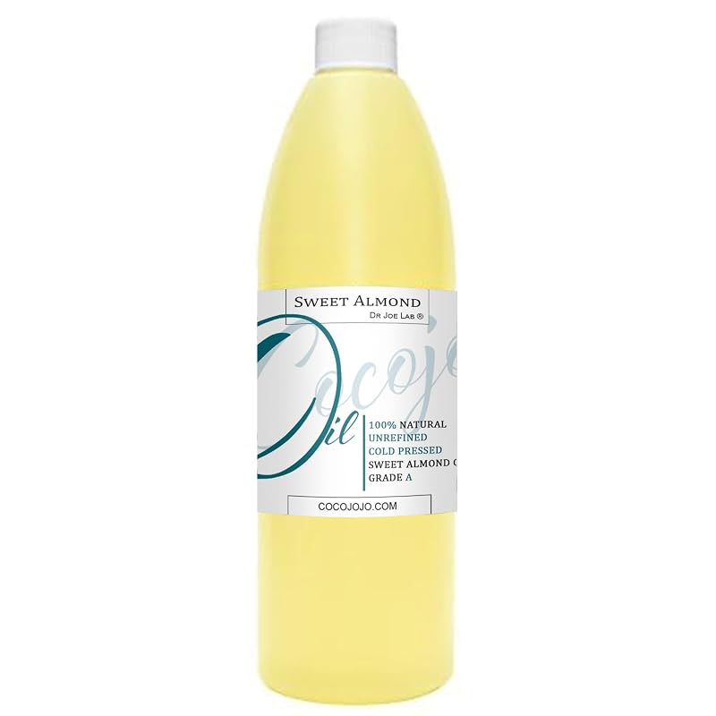 Óleo de Amêndoas Doces cocojojo Prensado a Frio e Não Refinado 473 mL