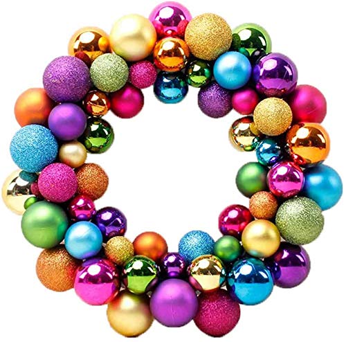 XFXDBT 2 Stück Weihnachtskranz Dekoration Tür Wand unverzichtbar Partyzubehör Wanddekoration Cover