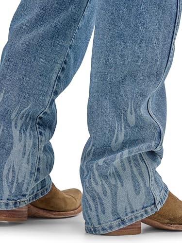 Wrangler Men's X Hot Wheels Flames Bootcut Jean4