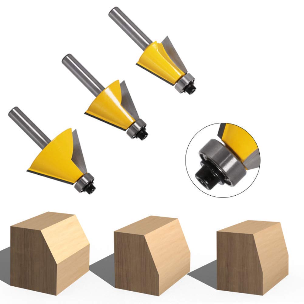 4 stuks kopieerfrees, boordfrees, vlakfrees, kogellagers 4 stuks kopieerfrees, boordfrees, vlakfrees, kogellagers