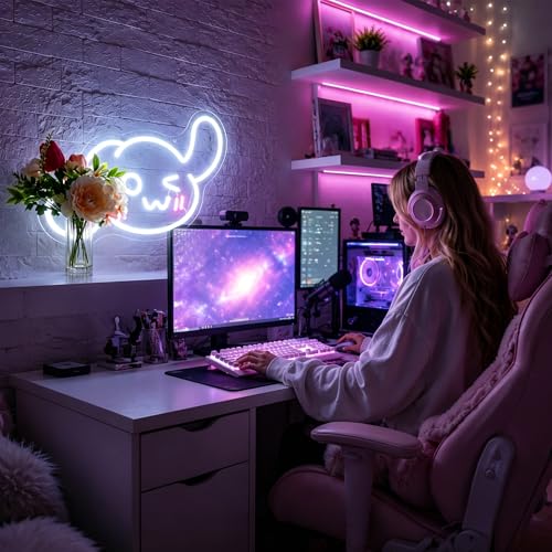 Image of Neon Signs for Wall Decor LED Sign Neon Lights for Game Room Decor