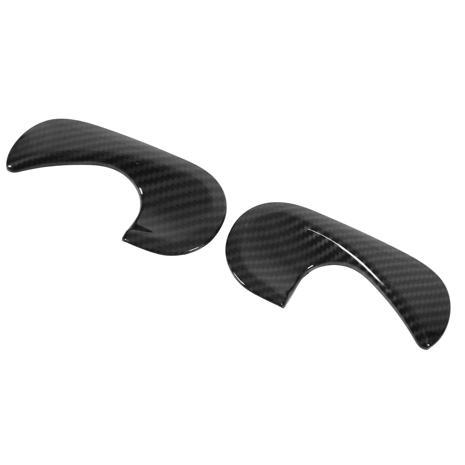 Copertura Maniglia Interna Porta in Stile Fibra di Carbonio per Fortwo A453 C453 Facelift 2015‑2020 Protezione Interni Auto Adesivo Decorativo -Graffio