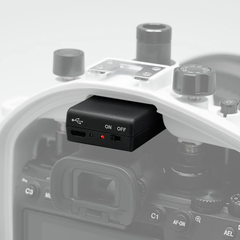 SeaFrogs - Disparador de flash subacuático, compatible con cables de fibra óptica para activación estroboscópica externa, no modo TTL, incluye cable de carga micro USB
