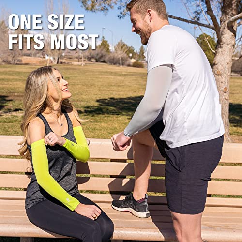 Image of SportsTrail Cooling Arm Sleeves for Men & Women - Breathable, UV Sun Protection, Sports Arm Sleeves for Women, Men & Youth