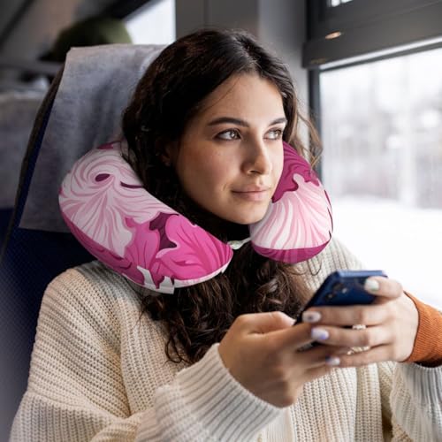 Almohada espuma viscoelástica tamaño único rosa miniatura 7